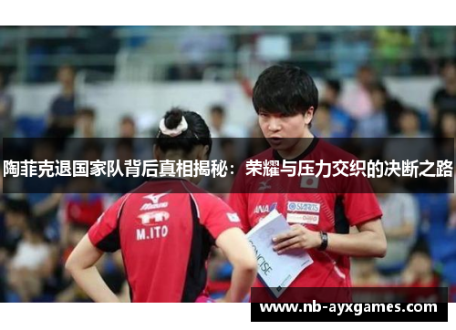 陶菲克退国家队背后真相揭秘:荣耀与压力交织的决断之路 陶菲克退国家队背后真相揭秘:荣耀与压力交织的决断之路